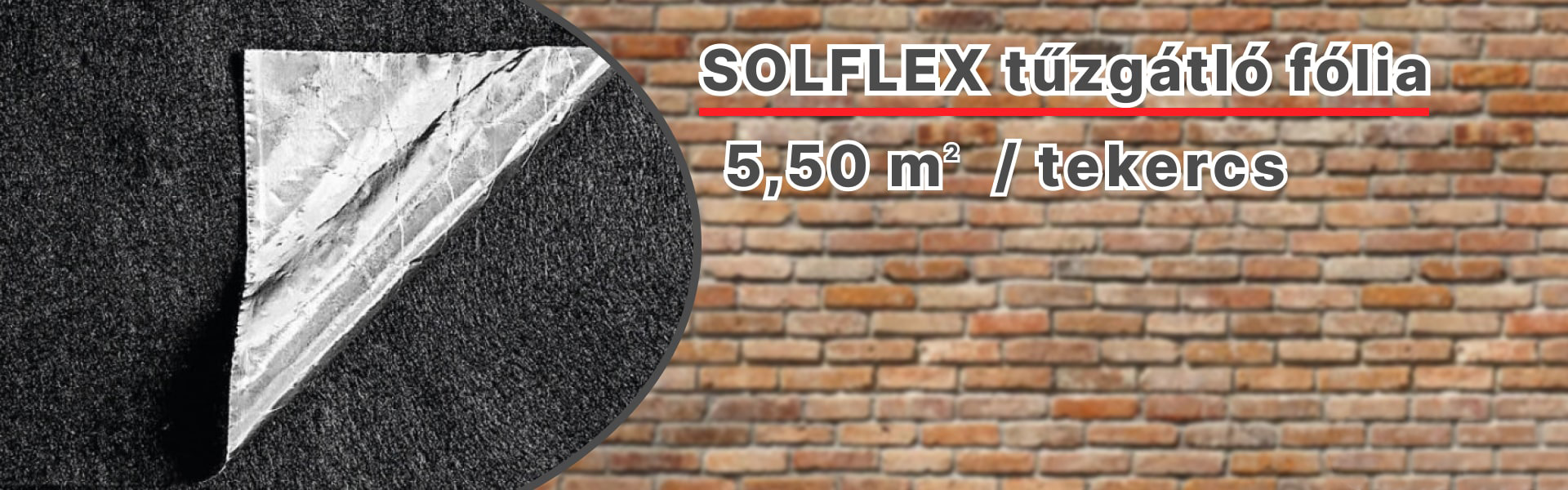 BaloBau Solflex tűzgátló fólia