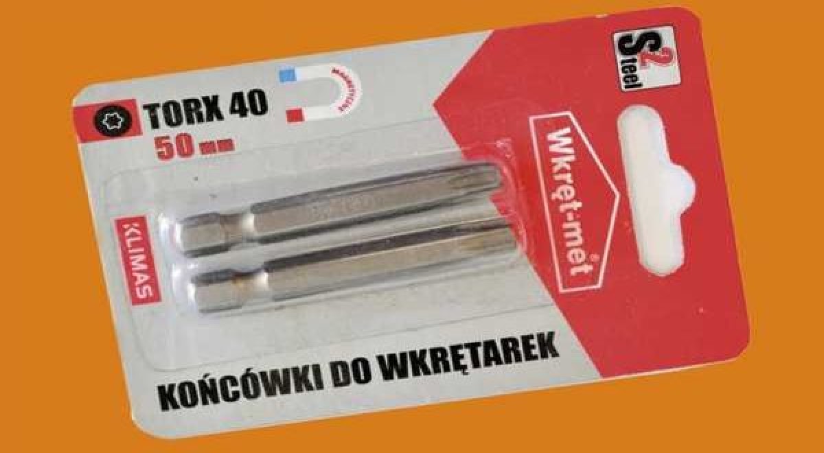 Behajtóhegy faszerkezetépítő csavarhoz - TORX40 - 50 mm